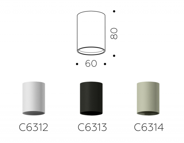 Корпус светильника накладной Ambrella Light DIY Spot C6314