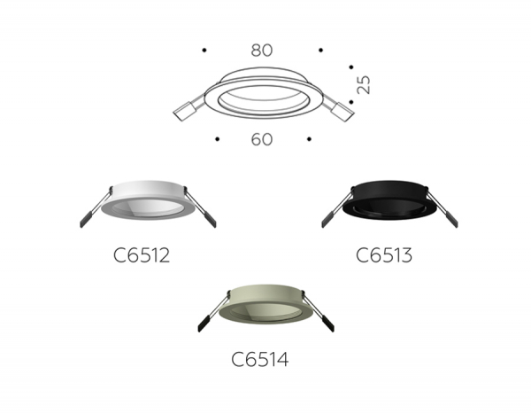 Корпус светильника Ambrella Light DIY Spot C6514