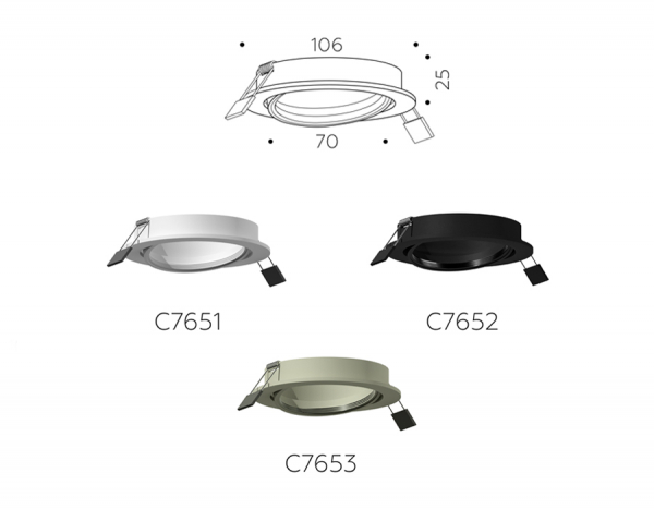 Корпус светильника Ambrella Light DIY Spot C7653