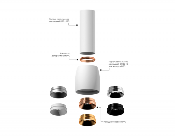 Насадка передняя Ambrella Light DIY Spot N7033