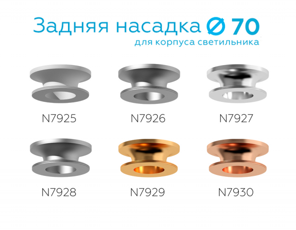 Насадка задняя накладная Ambrella Light DIY Spot N7929
