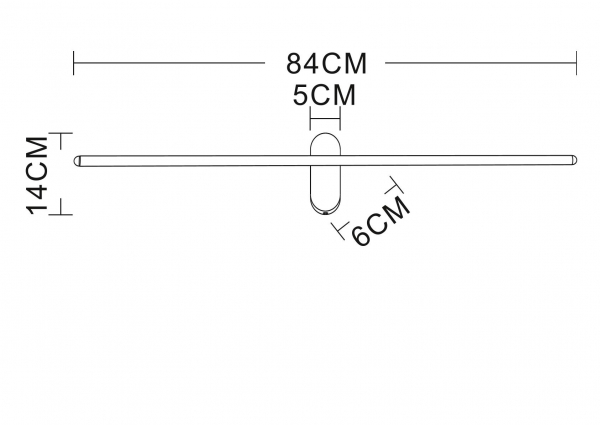 Бра Arte Lamp Prima A2028AP-1BK