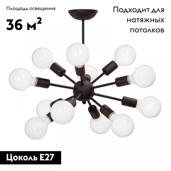 Потолочная люстра Vitaluce V3865/12PL