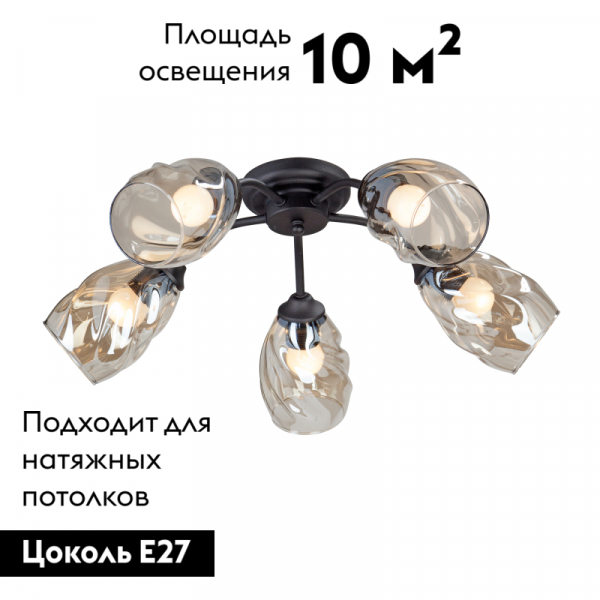 Потолочная люстра Vitaluce V4929-1/5PL