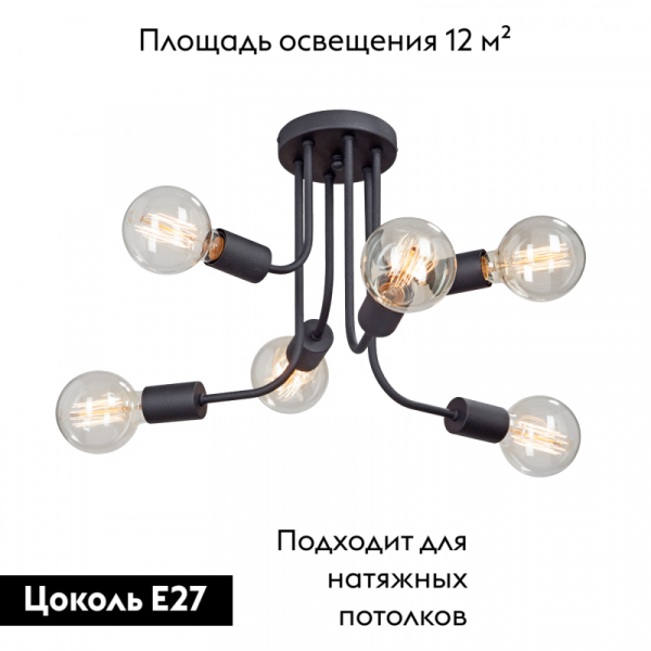 Потолочная люстра Vitaluce V4960-1/6PL