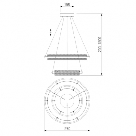 Eurosvet 90241/2 белый/ серебро Smart