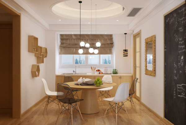 Зеркало Runden Дубовые планки V20083