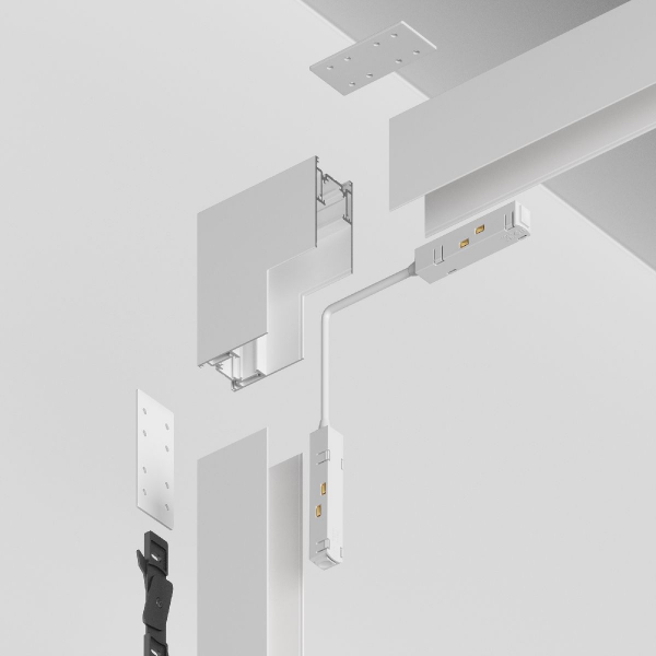 Угловой коннектор Maytoni Technical Magnetic track TRA004ICL-21W