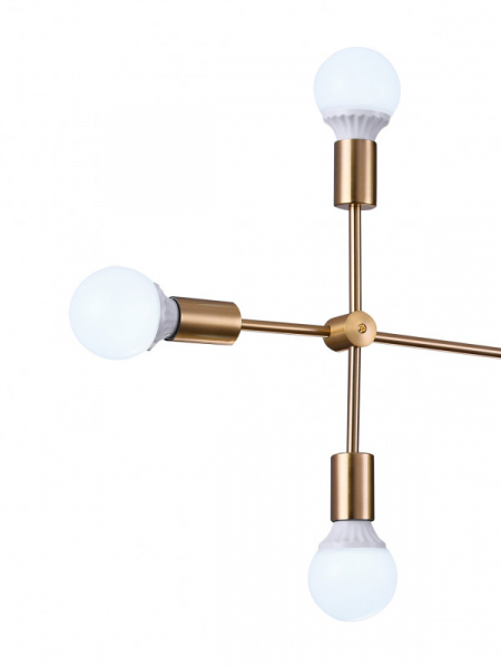 Люстра на штанге Natali Kovaltseva LOFT LUX 75130/6C GOLD