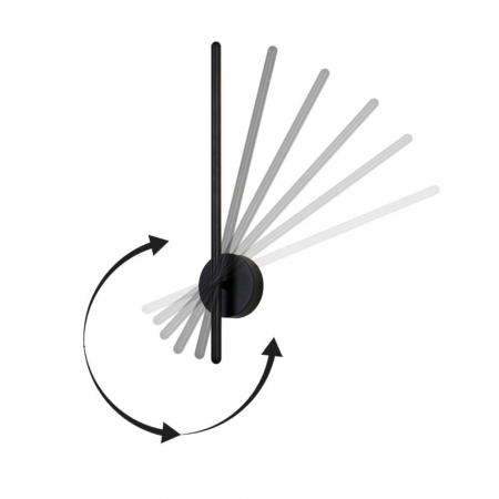 Crystal Lux VERDE AP L500 BLACK