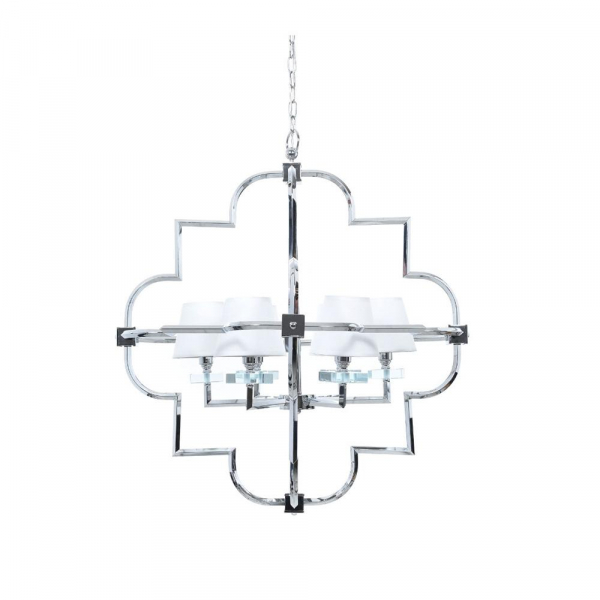 Подвесная люстра Lumina Deco Baltimore LDP 8020-6 CHR+WT