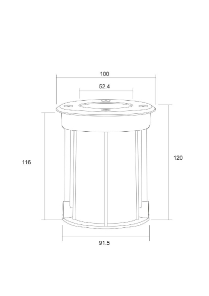 Ландшафтный светильник Outdoor Tubo O043DL-01S