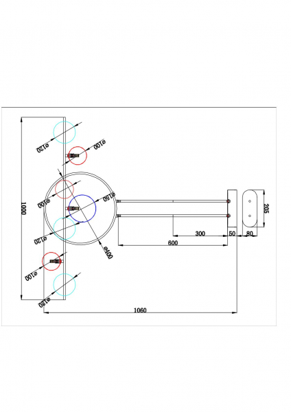 Потолочная люстра Arte Lamp Saturn A7791SP-59BK