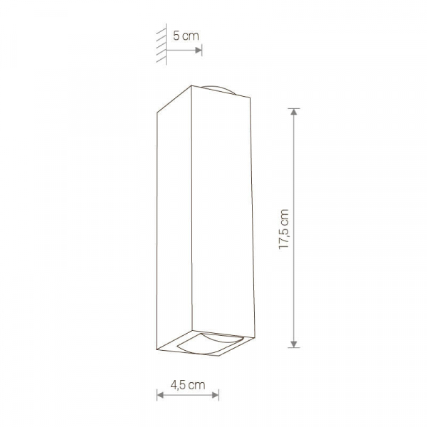 Уличный настенный светодиодный светильник Nowodvorski Lens Led 9113