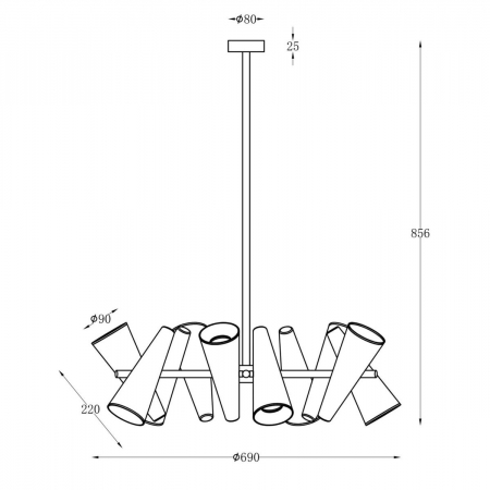 Maytoni MOD095PL-10BS