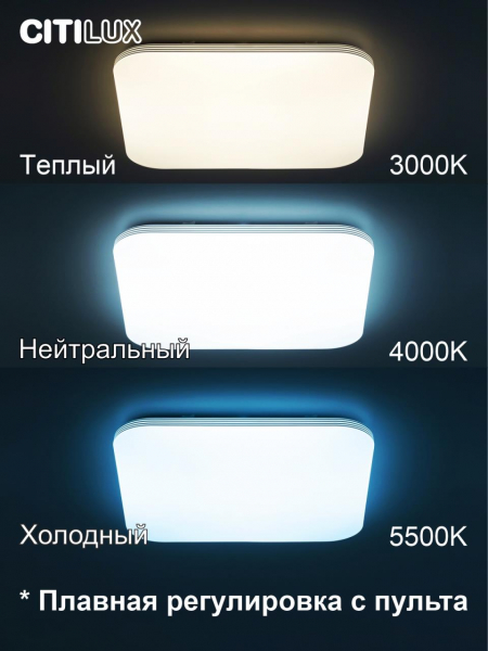 Потолочная люстра Citilux Симпла CL714K900G