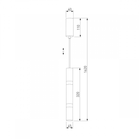 Eurosvet 50210/1 LED черный жемчуг