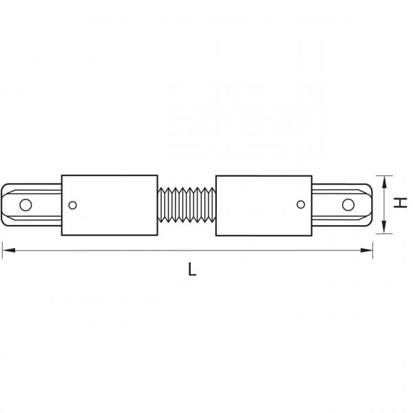 Коннектор гибкий Lightstar Barra 501157