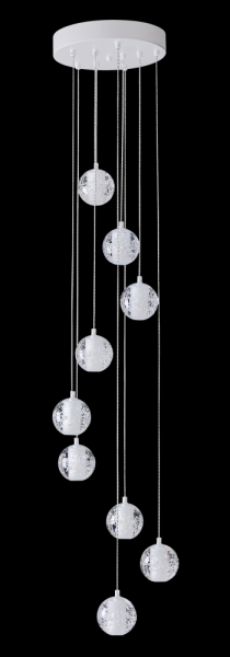 Подвесная люстра Crystal Lux Gaspar GASPAR SP9 D300 WHITE
