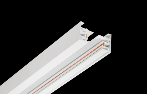 Шинопровод однофазный с питанием и заглушкой Crystal Lux CLT 0.11 CLT 0.11 01 L1000 WH