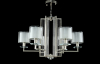 Crystal Lux NICOLAS SP-PL6 NICKEL/WHITE