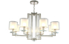 Crystal Lux NICOLAS SP-PL8 NICKEL/WHITE