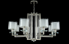 Crystal Lux NICOLAS SP-PL8 NICKEL/WHITE