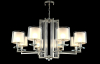 Crystal Lux NICOLAS SP-PL8 NICKEL/WHITE