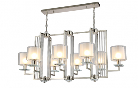 Crystal Lux NICOLAS SP8 L1000 NICKEL/WHITE