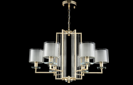 Crystal Lux NICOLAS SP-PL6 GOLD/WHITE