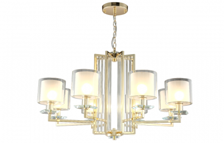 Crystal Lux NICOLAS SP-PL8 GOLD/WHITE