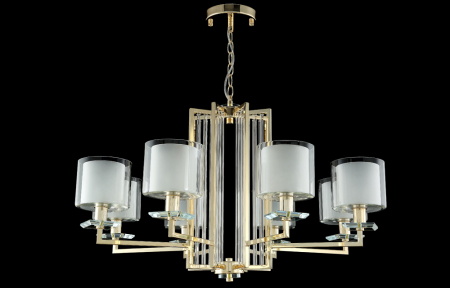 Crystal Lux NICOLAS SP-PL8 GOLD/WHITE
