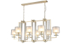 Crystal Lux NICOLAS SP8 L1000 GOLD/WHITE