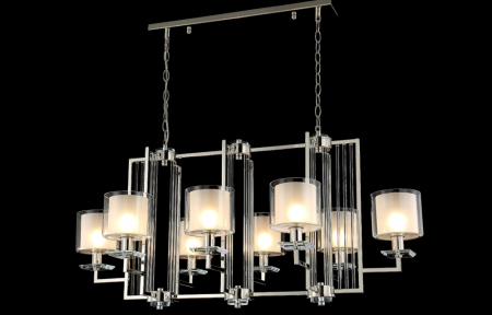 Crystal Lux NICOLAS SP8 L1000 GOLD/WHITE