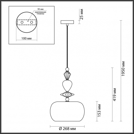 Odeon Light 4893/1A