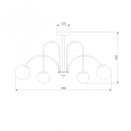Eurosvet 30177/6 хром Smart