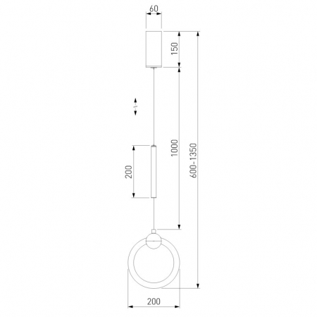 Eurosvet 90165/1 черный жемчуг