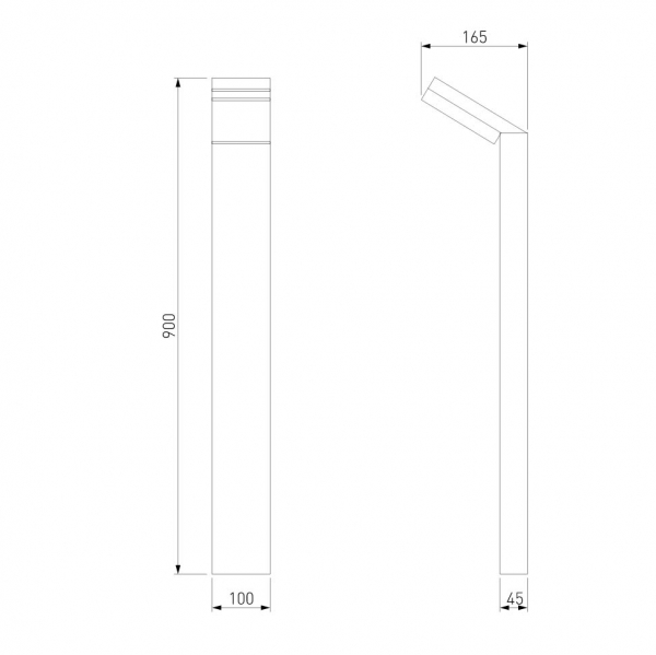 Ландшафтный светильник Elektrostandard Sensor 4690389175022