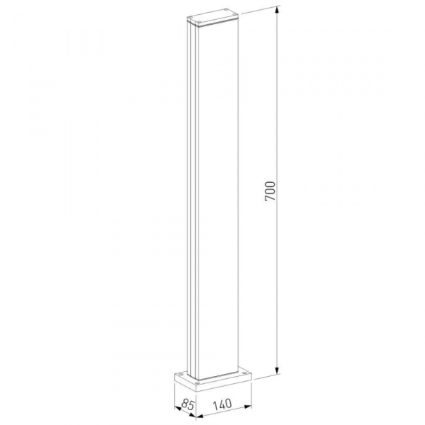 Ландшафтный светильник Elektrostandard Flat 4690389172441