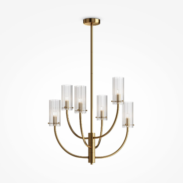 Люстра на штанге Maytoni Arco MOD223PL-06BS