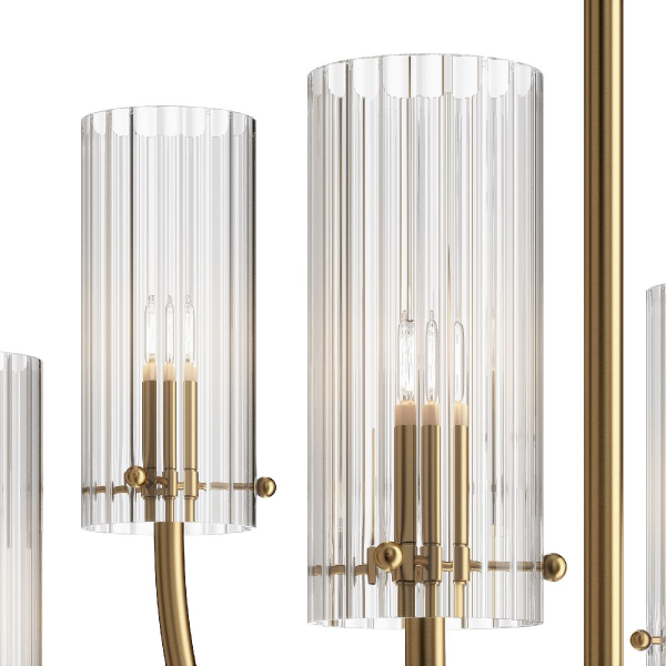 Люстра на штанге Maytoni Arco MOD223PL-06BS