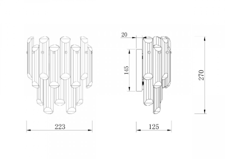 Maytoni DIA200WL-02G