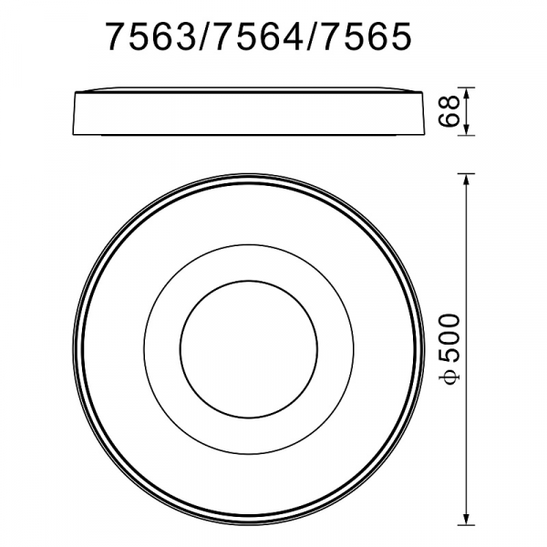 Потолочный светильник Mantra Coin 7563