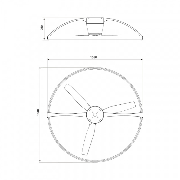 Потолочная люстра-вентилятор Mantra Nepal 7531