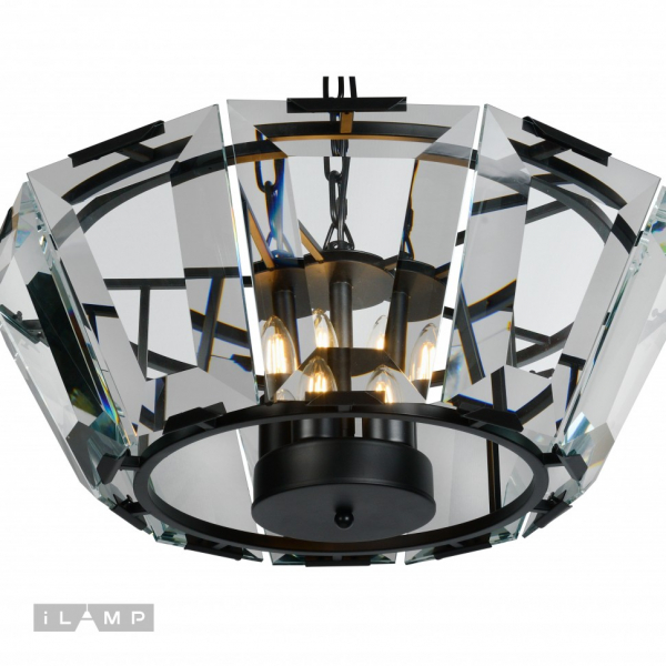 Подвесная люстра iLamp Panorama 6107-600 BK