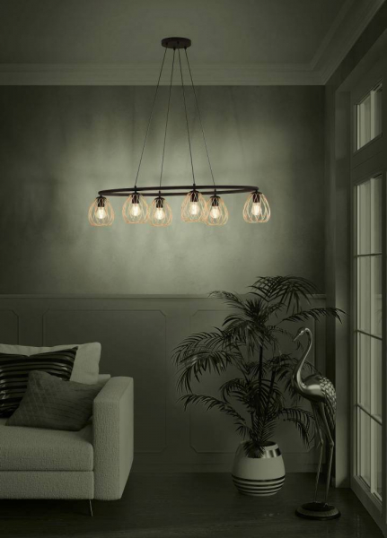 Подвесная люстра Eglo Jazminia 1 390092