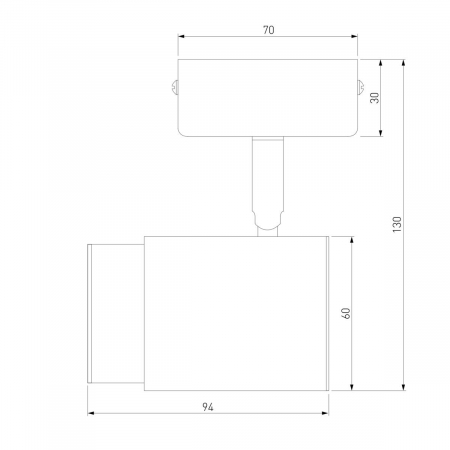 Eurosvet 20124/1 белый