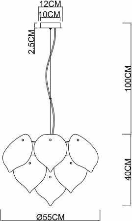 Arte Lamp A5695SP-5WH
