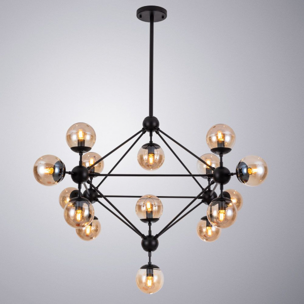 Люстра на штанге Arte Lamp Bolla A1664SP-15BK