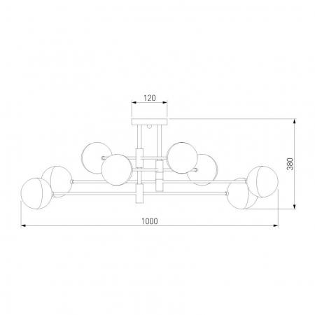 Eurosvet 70129/8 латунь Smart